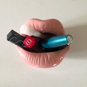 Pink Lips Porcelain Bowl/Vase